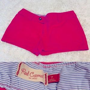 Red Camel hot pink shorts